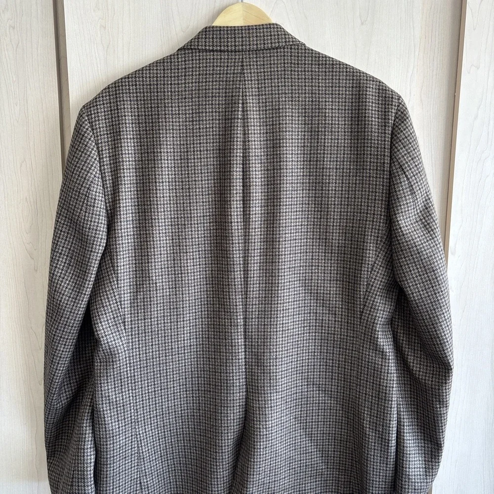 Men's 41L Wool Cashmere Blazer Ralph Lauren For Dillard's 3-Button Geometric